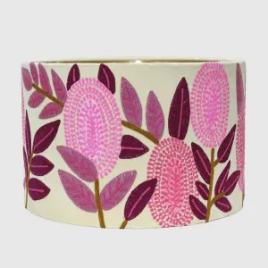 Pink Banksia Drum Shade 40x25cm Cream by Ruby Star, a Lamp Shades for sale on Style Sourcebook