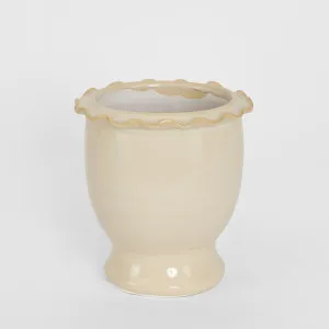Petal Pot White Small by Florabelle Living, a Vases & Jars for sale on Style Sourcebook
