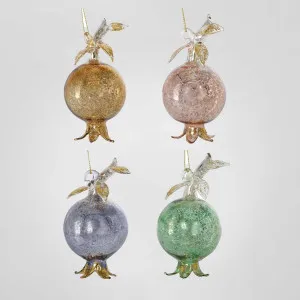 Quinn Boxed Set of 4 Baubles by Vixen & Velvet, a Christmas for sale on Style Sourcebook