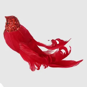 Sassy Clip on Bird Red by Vixen & Velvet, a Christmas for sale on Style Sourcebook