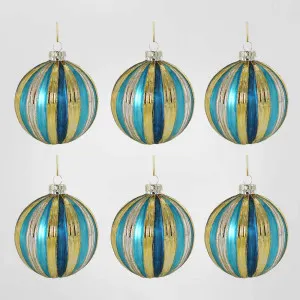 Calli Boxed Set of 6 Baubles by Vixen & Velvet, a Christmas for sale on Style Sourcebook