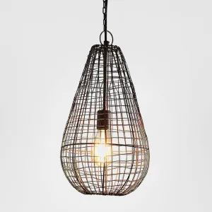 Cray Pot Ceiling Pendant Small Antique Copper by Zaffero, a Pendant Lighting for sale on Style Sourcebook