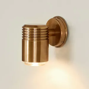 Primrose Outdoor Wall Light Antique Brass by Emac & Lawton, a Wall Lighting for sale on Style Sourcebook