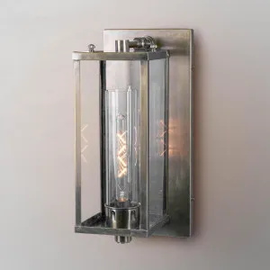 Pavillion Outdoor Wall Light Antique Silver by Emac & Lawton, a Wall Lighting for sale on Style Sourcebook
