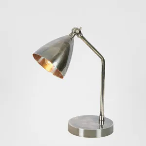 Hastings Desk Lamp Antique Silver by Emac & Lawton, a Desk Lamps for sale on Style Sourcebook