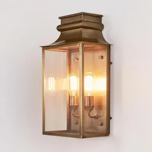 Westpoint Outdoor Wall Light Antique Brass by Emac & Lawton, a Wall Lighting for sale on Style Sourcebook