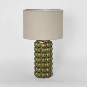 Condotti Green Table Lamp & Shade by Emac & Lawton, a Table & Bedside Lamps for sale on Style Sourcebook