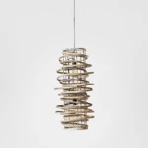 Kubu Ceiling Pendant Small Natural by Emac & Lawton, a Pendant Lighting for sale on Style Sourcebook
