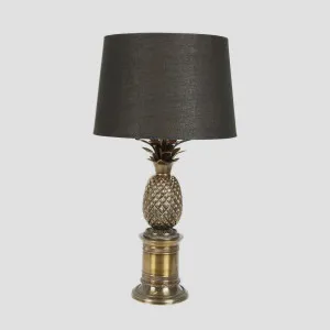 Bermuda Pineapple Table Lamp Base Antique Brass- Base Only by Emac & Lawton, a Table & Bedside Lamps for sale on Style Sourcebook