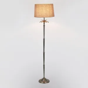 Casablanca Floor Lamp Base Antique Silver- Base Only by Emac & Lawton, a Floor Lamps for sale on Style Sourcebook