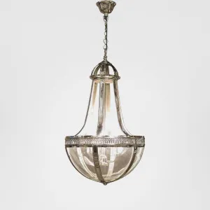Doma Ceiling Pendant Medium Nickel by Emac & Lawton, a Pendant Lighting for sale on Style Sourcebook