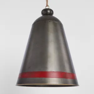 Iron Bell Red Stripe Large by Vixen & Velvet, a Christmas for sale on Style Sourcebook
