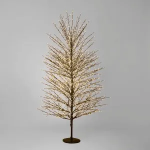 Forest Tree 180cm with 2000 LED Black by Vixen & Velvet, a Christmas for sale on Style Sourcebook