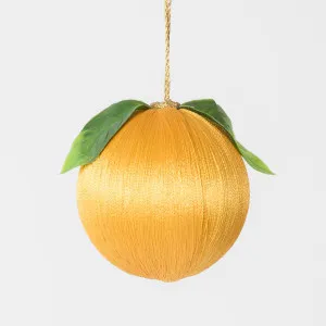 Silk Fruit Bauble Yellow by Vixen & Velvet, a Christmas for sale on Style Sourcebook