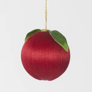 Silk Fruit Bauble Red by Vixen & Velvet, a Christmas for sale on Style Sourcebook