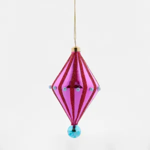 Carnivale Diamond Tree Decoration - Pink & Aqua by Vixen & Velvet, a Christmas for sale on Style Sourcebook