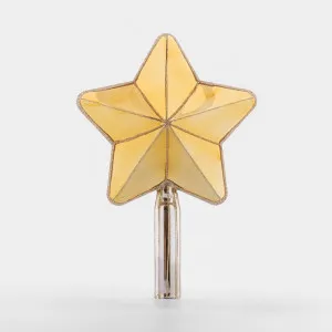 Radiant Star Tree Topper Gold & Champagne by Vixen & Velvet, a Christmas for sale on Style Sourcebook