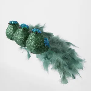 Carnivale Clip on Birds Set of 3 by Vixen & Velvet, a Christmas for sale on Style Sourcebook