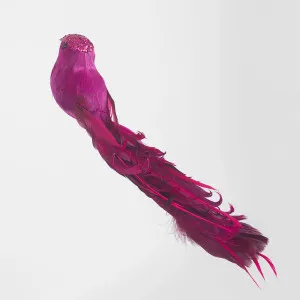 Ellou Clip on Bird Fuchsia by Vixen & Velvet, a Christmas for sale on Style Sourcebook