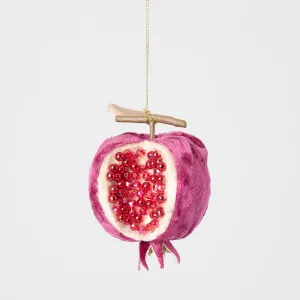 Luxe Beaded Pomegranate Tree Decoration Plum by Vixen & Velvet, a Christmas for sale on Style Sourcebook