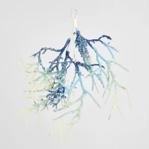 Coral Hanging Spray Blue by Vixen & Velvet, a Christmas for sale on Style Sourcebook