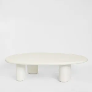 Oko Outdoor Coffee Table White by MRD Home, a Coffee Table for sale on Style Sourcebook