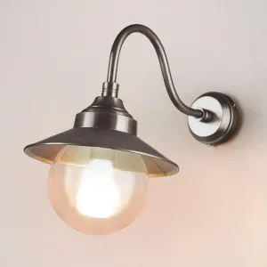 Zermatt Outdoor Wall Light Antique Silver by Emac & Lawton, a Wall Lighting for sale on Style Sourcebook