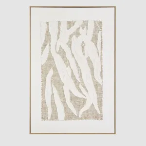Linen Botanica B Wall Art 82.5 x 122.5cm by Florabelle Living, a Prints for sale on Style Sourcebook