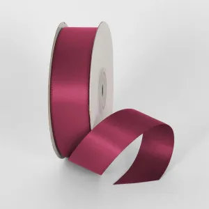 Beauty Pink 25mm Double Sided Satin Ribbon 25 Yards - P266 by JMC FLORALS, a Plants for sale on Style Sourcebook