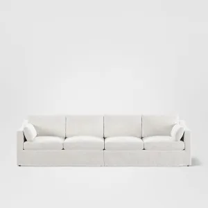 Clovelly 4 Seat Modular Sofa Ivory by OneWorld Collection, a Sofas for sale on Style Sourcebook
