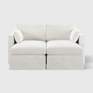 Clovelly Double Chaise Daybed Ivory by OneWorld Collection, a Sofas for sale on Style Sourcebook