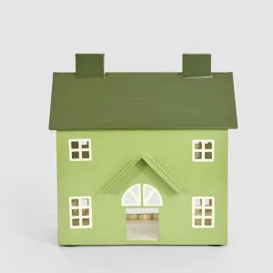 Hand Painted Metal Country House by Vixen & Velvet, a Christmas for sale on Style Sourcebook