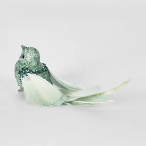 Spinky Clip on Bird Mint Green (Set of 6) by Vixen & Velvet, a Christmas for sale on Style Sourcebook