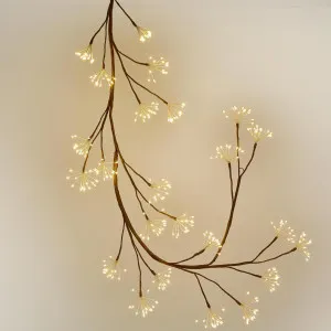 Nature Brown Garland With 480LED by Vixen & Velvet, a Christmas for sale on Style Sourcebook