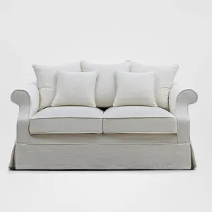 Avalon Hamptons 2 Seat Sofa Ivory by OneWorld Collection, a Sofas for sale on Style Sourcebook