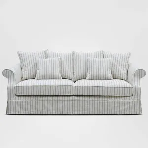 Avalon Hamptons 3 Seat Sofa Stone Stripe by OneWorld Collection, a Sofas for sale on Style Sourcebook