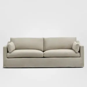 Clovelly Hamptons 3 Seat Sofa Natural by OneWorld Collection, a Sofas for sale on Style Sourcebook