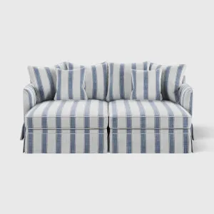 Noosa Double Chaise Daybed Blue Sky Stripe by OneWorld Collection, a Sofas for sale on Style Sourcebook