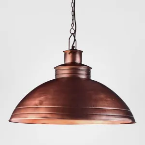 Sheldon Ceiling Pendant Antique Copper by Zaffero, a Pendant Lighting for sale on Style Sourcebook