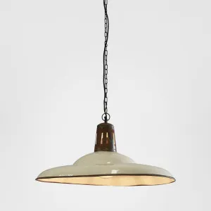 Zetland Ceiling Pendant Large Old White by Zaffero, a Pendant Lighting for sale on Style Sourcebook