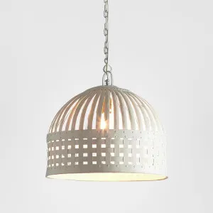 Esch Ceiling Pendant Small Antique White by Zaffero, a Pendant Lighting for sale on Style Sourcebook