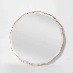 Camille Scallop Mirror Small Gold by Florabelle Living, a Mirrors for sale on Style Sourcebook
