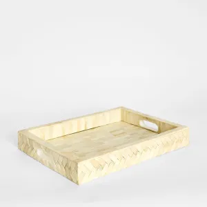 Brea Bone Inlay Tray White by Florabelle Living, a Trays for sale on Style Sourcebook