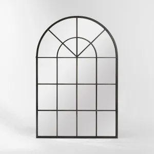 Conservatory Mirror Iron 90x135cm by Florabelle Living, a Mirrors for sale on Style Sourcebook