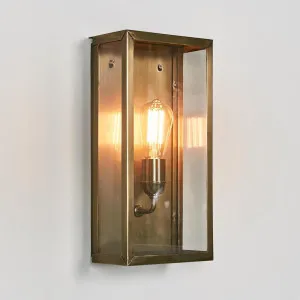 Goodman Outdoor Wall Light Ant Brass by Emac & Lawton, a Wall Lighting for sale on Style Sourcebook