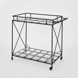 Sheffield Bar Cart Outdoor by Florabelle Living, a Sideboards, Buffets & Trolleys for sale on Style Sourcebook