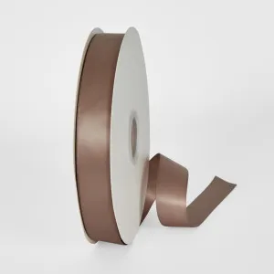 Peacan Brown 91.4m - 25mm Double Sided Satin Ribbon P779 by JMC FLORALS, a Plants for sale on Style Sourcebook