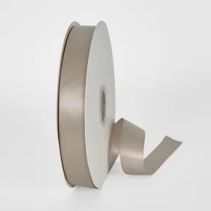 Taupe Double Sided Satin Ribbon 25mm 100yards - P823 by JMC FLORALS, a Plants for sale on Style Sourcebook