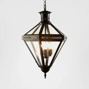 Rockefella Ceiling Pendant Black by Emac & Lawton, a Pendant Lighting for sale on Style Sourcebook