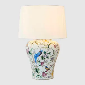 Raffles Bird Ceramic Table Lamp Base White- Base Only by Emac & Lawton, a Table & Bedside Lamps for sale on Style Sourcebook